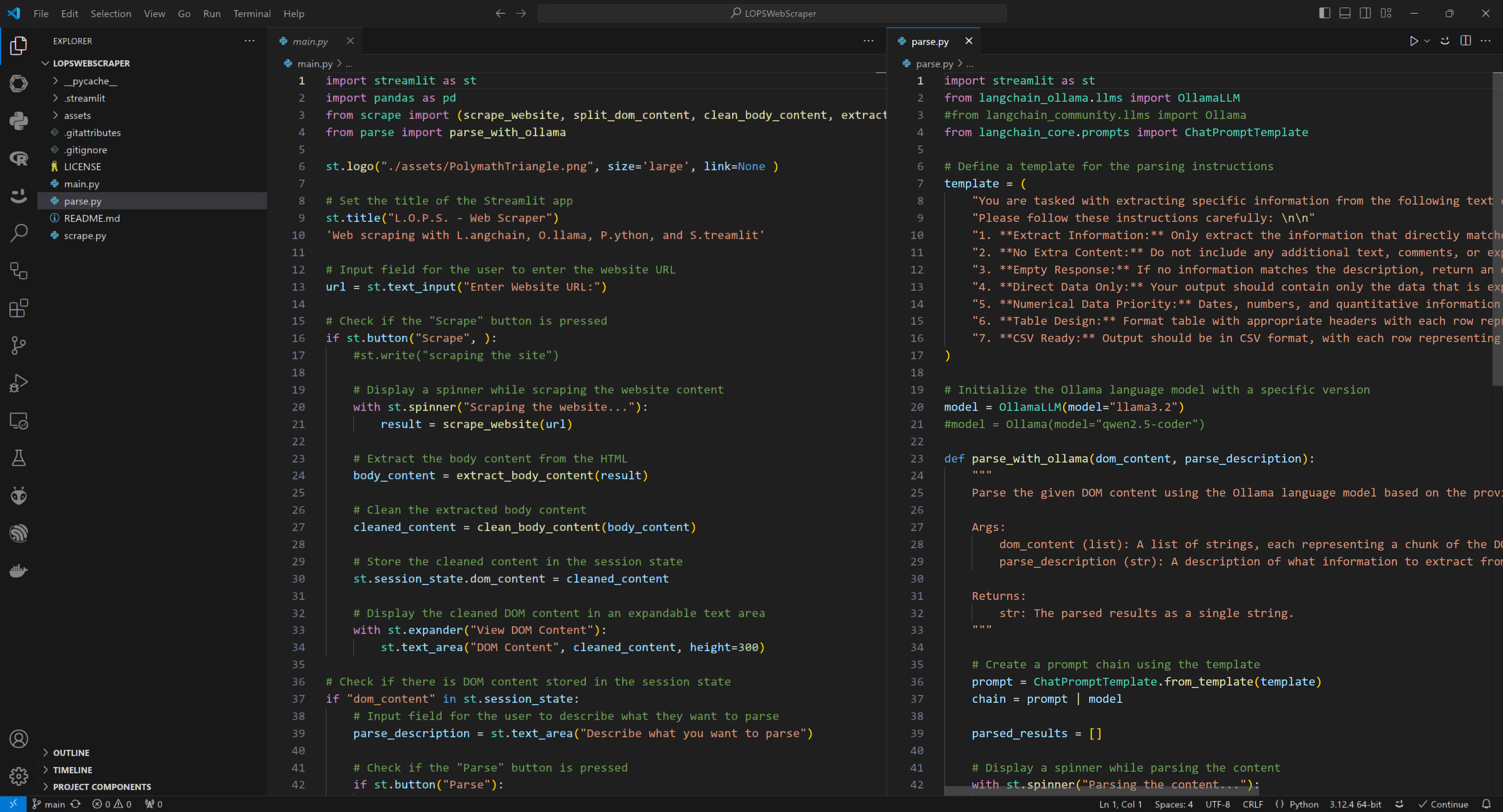 L.O.P.S. Web Interface